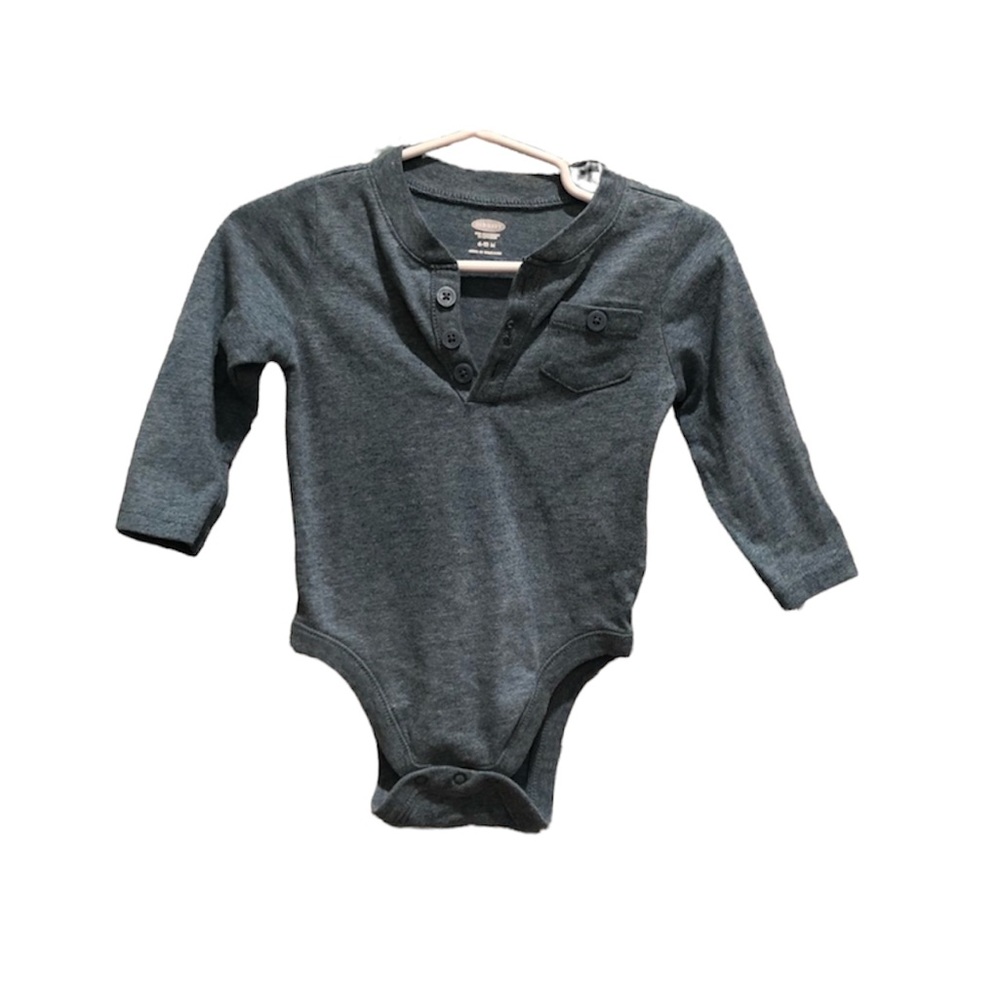 3/$10🎉6-12 Month Old Navy polo Bodysuit